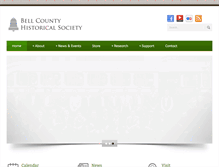 Tablet Screenshot of bellcountyhistorical.com
